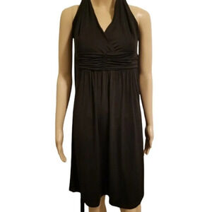 Black Polyester Dress